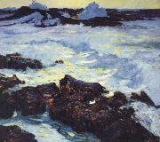 William Ritschel Purple Tide oil painting